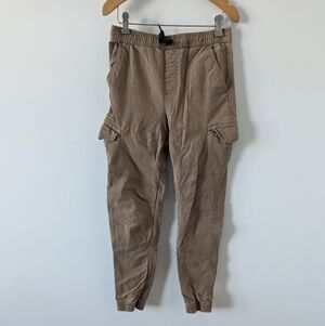 West 49 Boys' Khaki Cargo Pants, Tapered, Size 11 12 Years